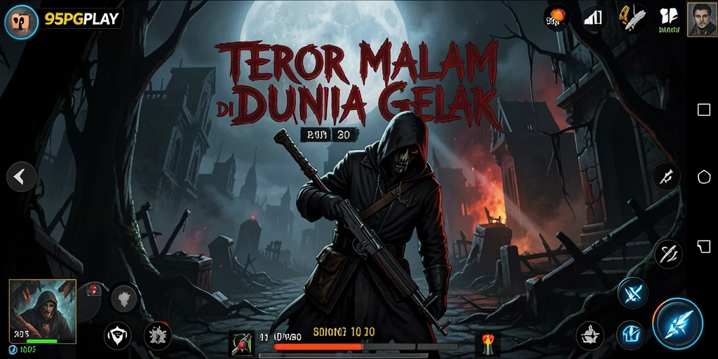 Tangkapan layar menampilkan momen mencekam dalam gameplay horor.