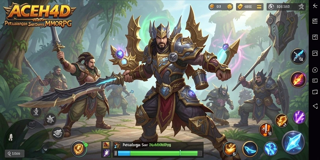 Screenshot gameplay <strong>ACEH4D</strong> menampilkan aksi seru dalam petualangan MMORPG.
