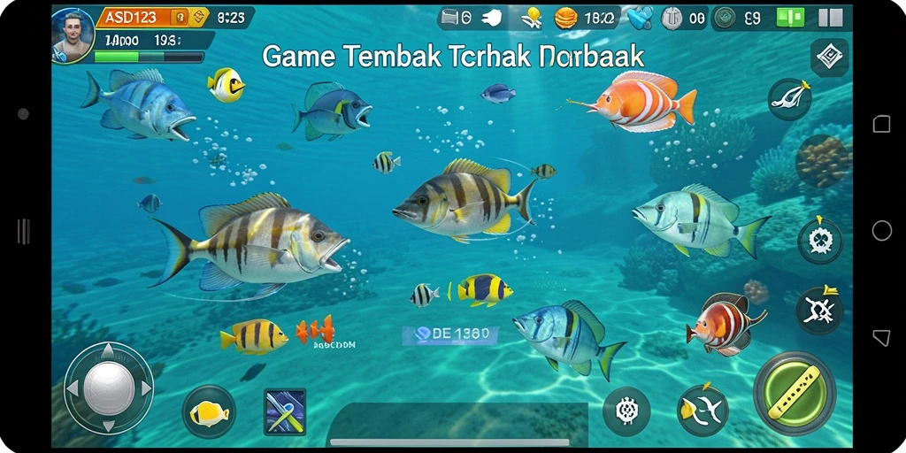 Gameplay seru Tembak Ikan di ASD123 dengan grafis menawan.