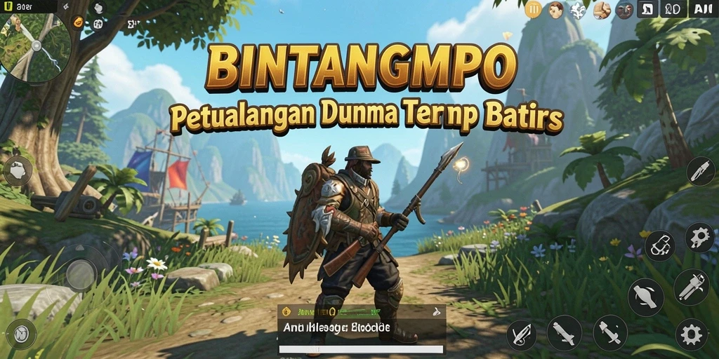 Gameplay BINTANGMPO yang menarik di dunia terbuka.