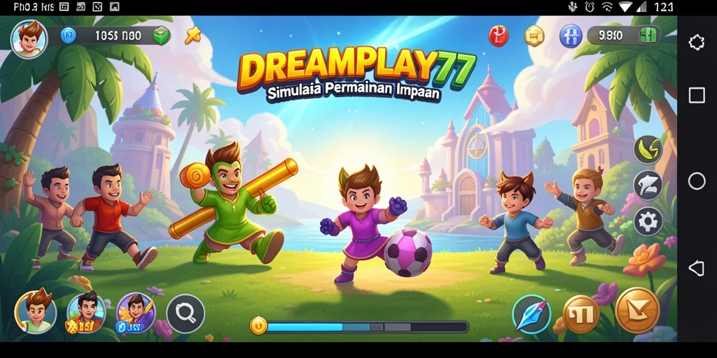 Tampilan gameplay menarik dan imersif dari DREAMPLAY77.