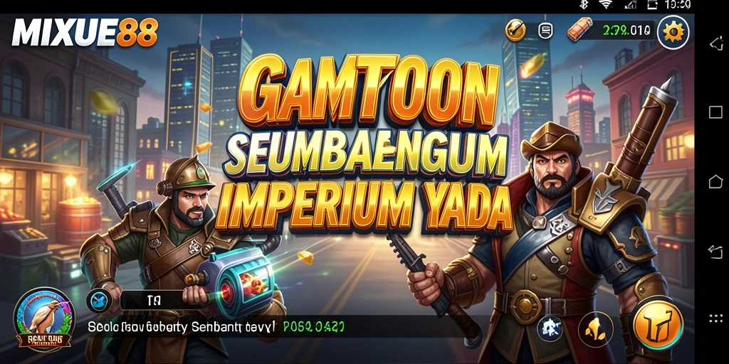 Screenshot gameplay <strong>MIXUE88</strong> menampilkan pengelolaan bisnis yang menarik.