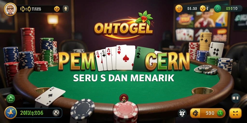 Screenshot gameplay OHTOGEL menunjukkan keseruan bermain poker.