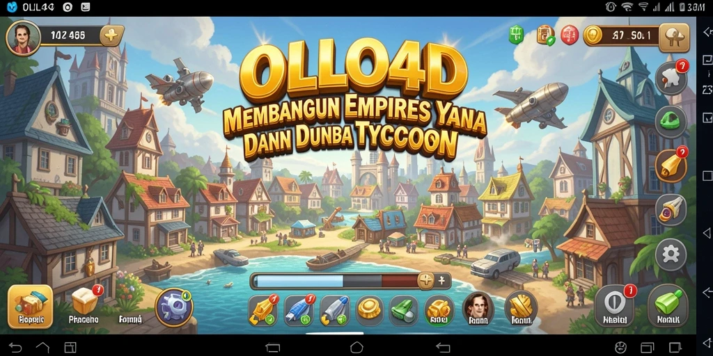 Tampilan gameplay OLLO4D yang menarik dan penuh strategi Tycoon.