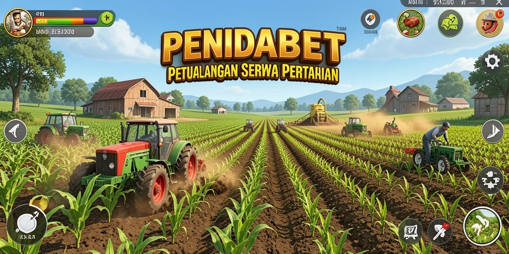 Tampilan gameplay PENIDABET yang menarik dan warna-warni.