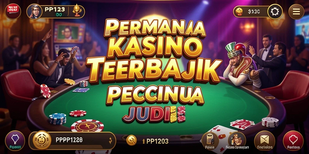 Tampilan gameplay menarik dari PP123 yang menampilkan suasana Kasino.