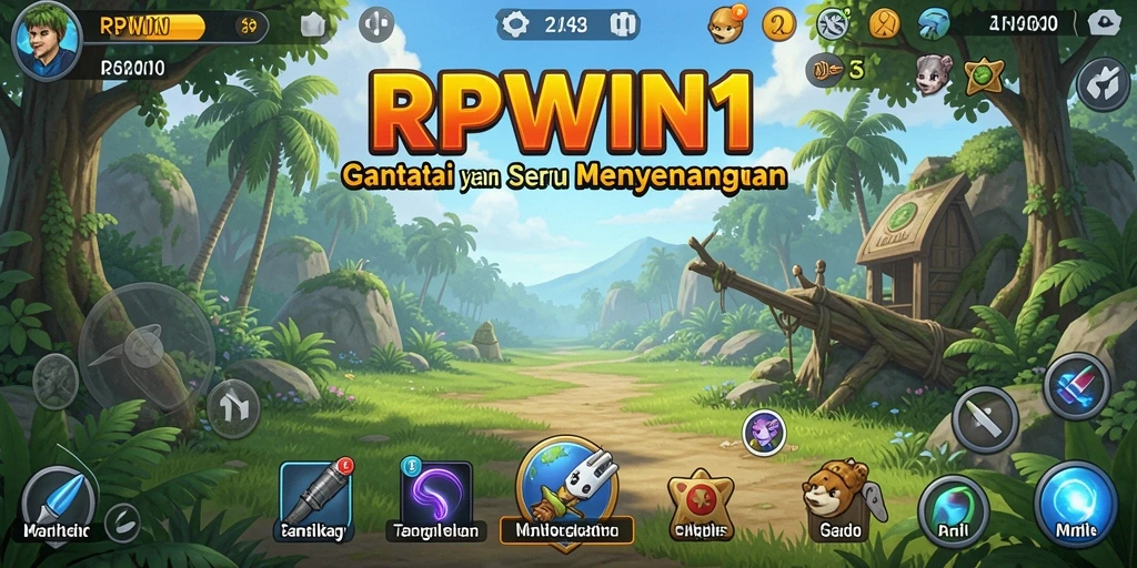 Screenshot menunjukkan pengalaman bermain santai dan menyenangkan RPWIN1.