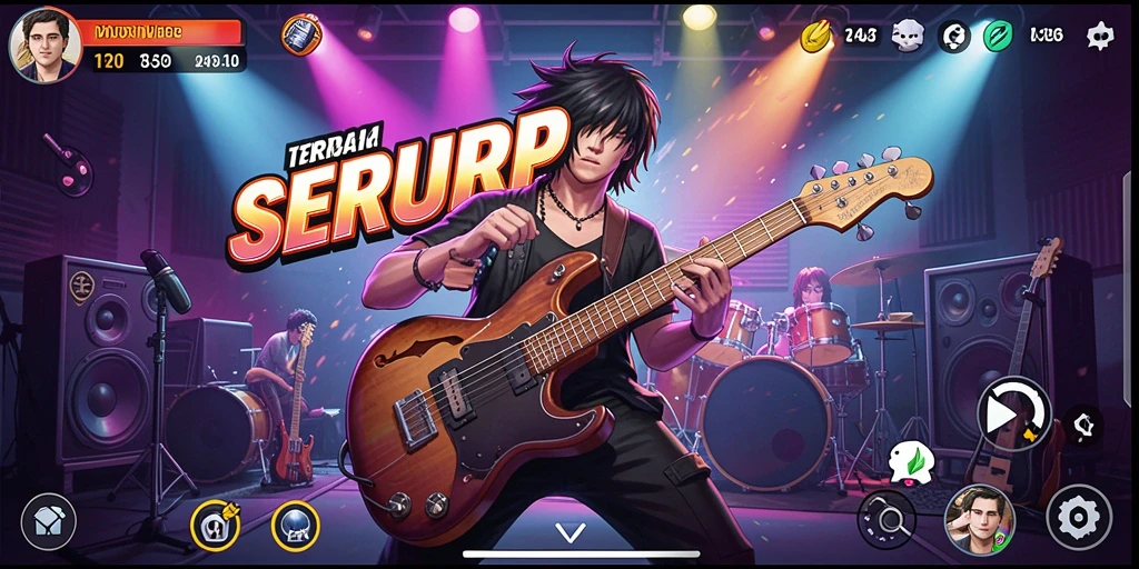 Tampilan SERURP yang menarik saat bermain musik.