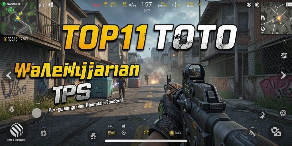 Screenshot gameplay TOP1TOTO menunjukkan aksi tembak-menembak yang intens.