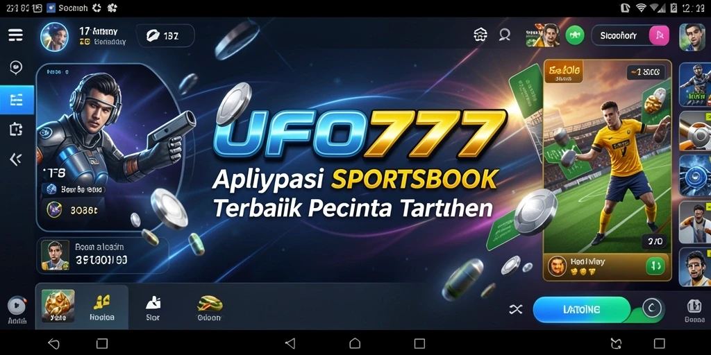 Tampilan dinamis dan interaktif dari gameplay Sportsbook UFO777.