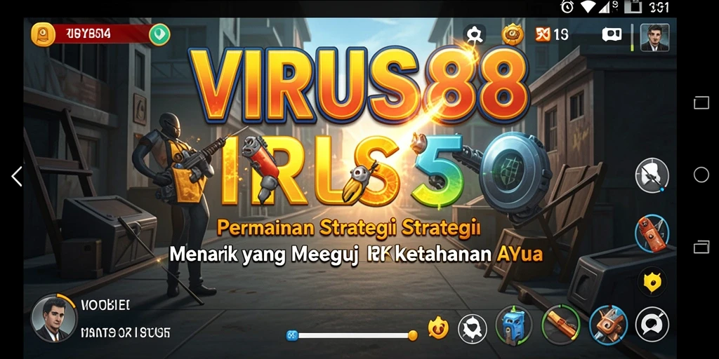 Tampilan gameplay VIRUS88 yang penuh strategi dan tantangan.